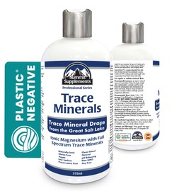 Trace Minerals from the Great Salt Lake, Liquid Drops 355 ml - Magnesium Trace Mineral Supplements