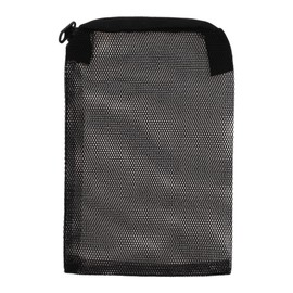 CAPASTEC Aquarium Filter Media Bags, Fine Mesh Filter Bags, Mesh Zipper Bags for Activated Carbon Resin Filters, Reusable Fish Tank Filter Bag, 7.1 x 4.7 Inch, Black