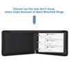 LLi Cufite 3 Rings Check Binder for End-Stub Deskbook Checks,