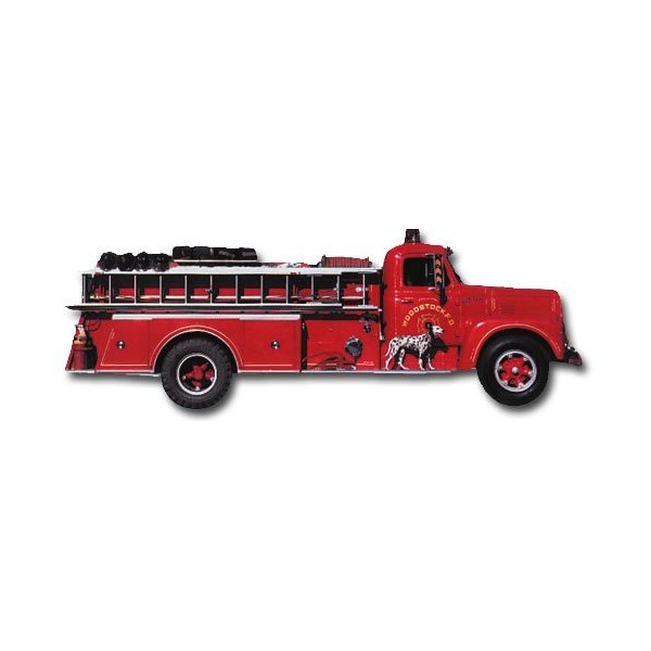 Fire Truck - Paper House Productions Die Cut Blank Card