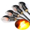 SFONIA 4pcs Motorcycle Indicator Light 12V Indicator Lights Motorcycle Indicator