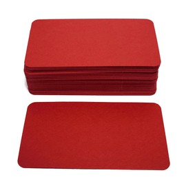 PPAPPAPPIYO 3.5x2 Blank color index cards (100) Paper - Blank (red)