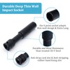 Juttzzei Deep Thin Wall Impact Socket, Extra Long 1/2 Inch