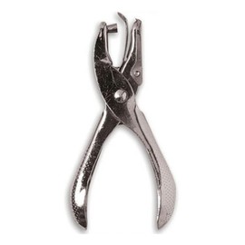 KAV 6mm Single Hole Metal Paper Punch - Silver Puncher for Precise, Effortless Punching, Durable - for Home, Office, and School Use, Compact and Portable, Lightweight