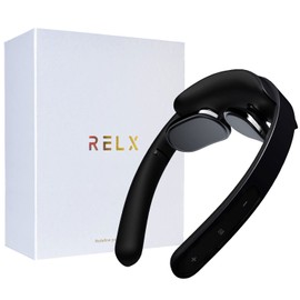 RELX Relaxation Device, Supervised by General Hospital Director, EMS Heat (Japanese Company), Ultra Lightweight 2.5 oz (72 g), Cordless Gift, Neck Warmer, Quiet (Matte Black)