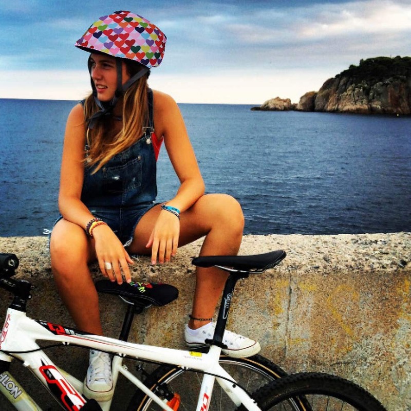 COOLCASC COLOUR HEARTS Multisport Helmet Cover