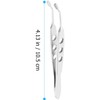 Meibomian Gland Expressor, Stainless Steel Eyelid Massage Tweezers Multi-Function Arita