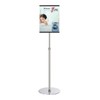 Standing sign insert type POP poster stand billboard A3 1 pole round welcome Board