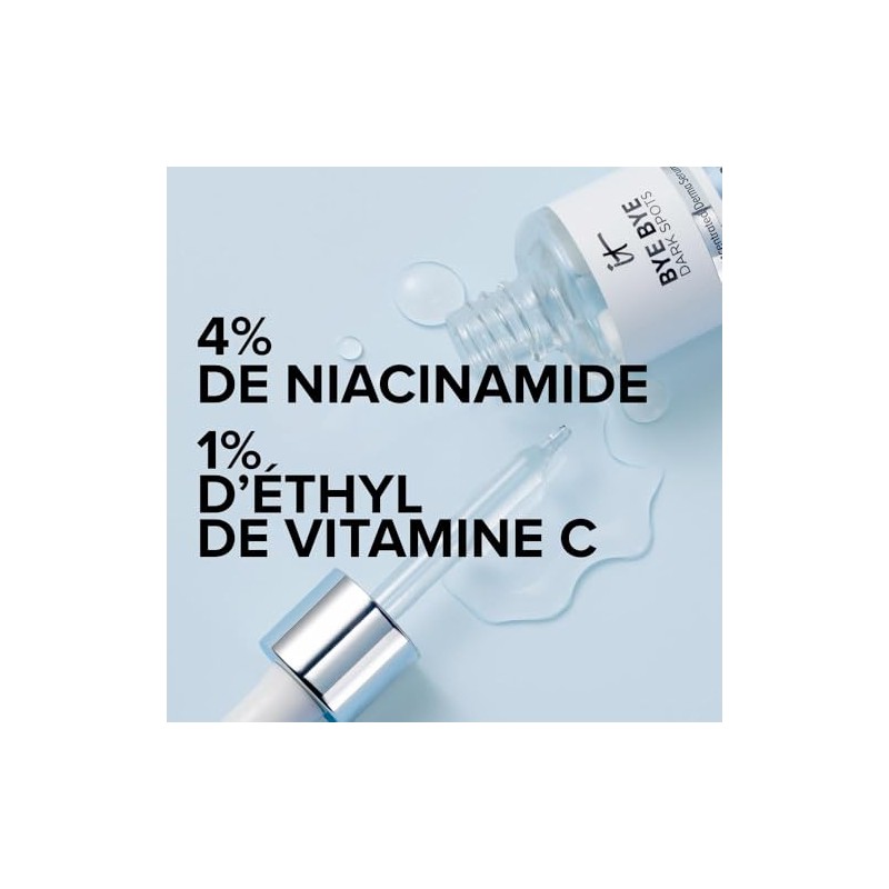 It Cosmetics Bye bye Dark Spots, Serum, Suero 4% Niacinamida