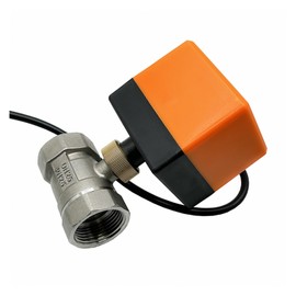 XKHLQLPEF 1" Stainless Steel Electric Ball Valve 3-Wire 2 Control 220v 12v 24v Motorized Ball Valve 2-Way(220VAC-CR02)