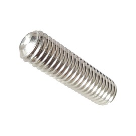 M8-1.25 x 30MM Socket Set Screws, Allen Socket Drive, Din 916, Stainless Steel A2, Full Thread, Bright Finish, Cup Point, Quantity 25 by Fastenere
