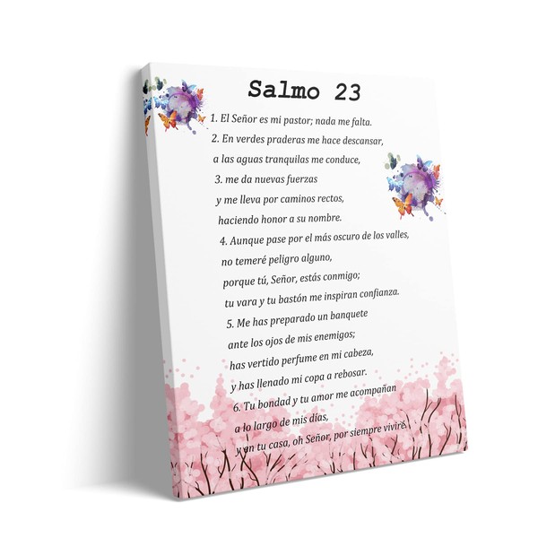 Texas Art Salmo 23 En Español Para Pared, Psalm 23