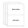 SVNOOC Multi-Use Removable Labels, Dry Erase Labels Sticker Stickers, White,