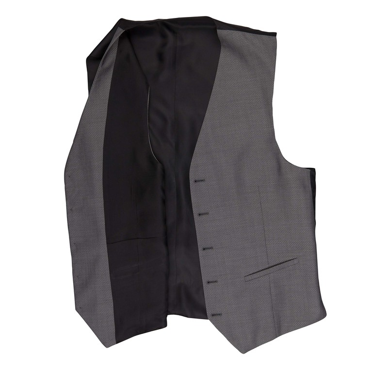 OLYMP Slim Tie Pure Silk Nano Effect Stripes Medium Blue,