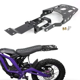 xitomer Motorcycle Rear Luggage Support Bracket Frame Fit For Segway X160/X260 Black