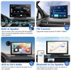 HAUXIY Wireless Apple Carplay Screen for Car 4K Dash Cam,