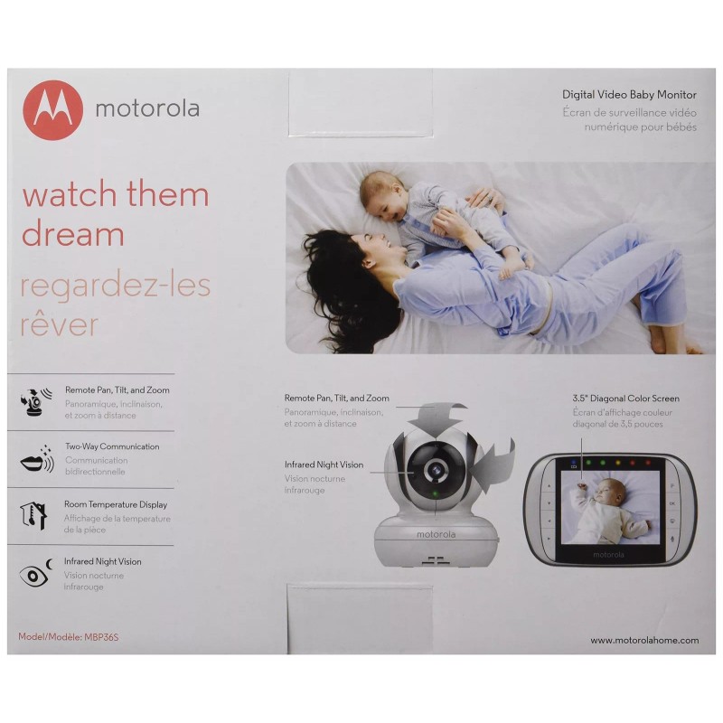 Motorola MBP36S Digital Video Baby Monitor