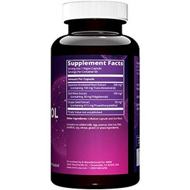 MRM Nutrition Resveratrol 100mg - for Women and Men, Vegan - 60 Servings | Natural Trans-Resveratrol Antioxidant Supplement for Cellular Health, Aging