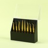 LIXIMMAZN Dust-proof Acrylic 8 Holes Tweezers Holder, Eyelash Extensions Supplies