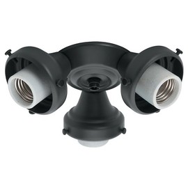 Hunter Fan Company, 99140, Three-Light Black Fitter