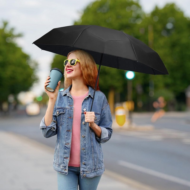 ZOMAKE Mini Travel Folding Umbrella - Windproof UV Protection Capsule