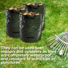 Invero Pack of 3 Heavy Duty Garden Reusable Waste Bags