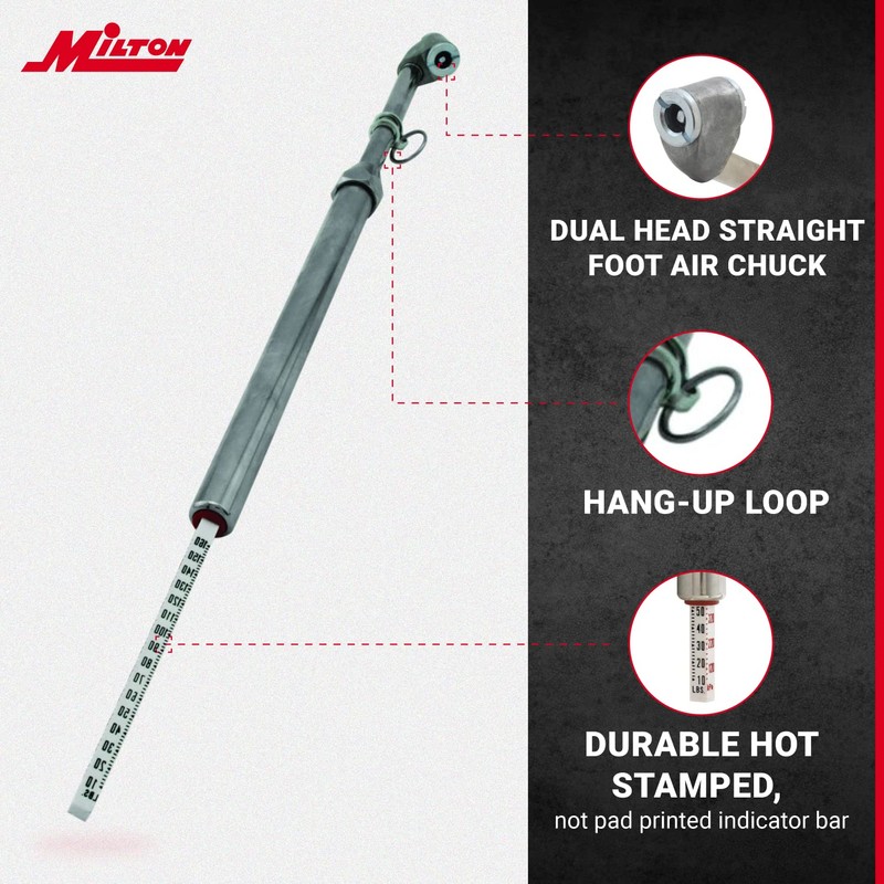 Milton S-976 Dual Head Chuck Service Gauge