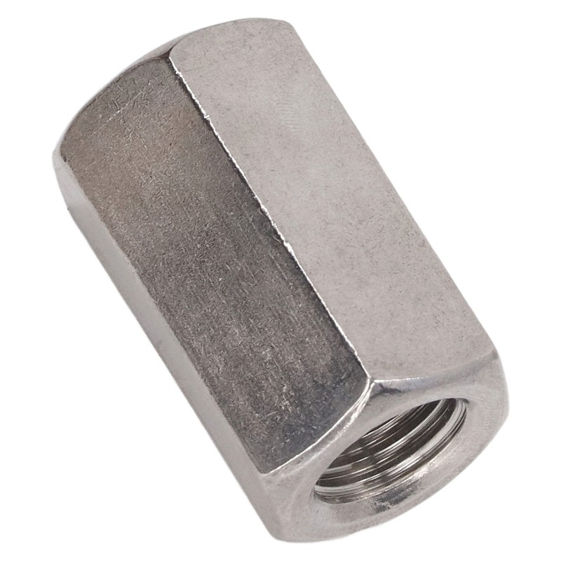 5Pcs Hex Coupling Nut Set Connector 304 Stainless Steel Industrial