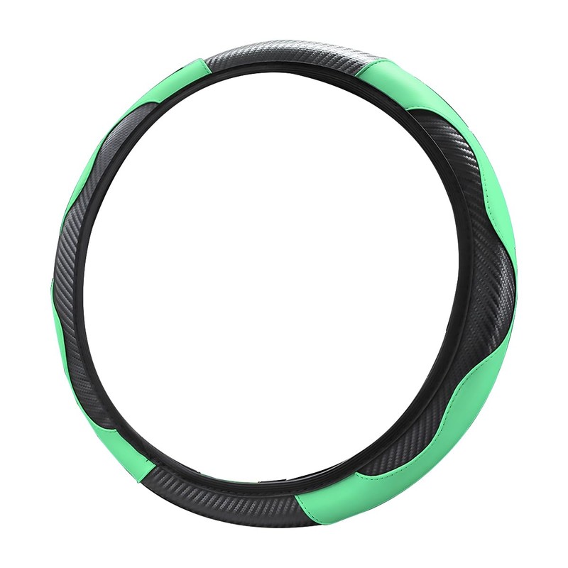 CGEAMDY Universal Car Steering Wheel Cover Non-Slip Breathable Durable Microfiber