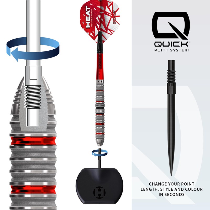 Harrows Damon Heta 90% Tungsten Darts Series 4, Steel Tip