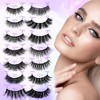 14 Pairs Magnetic Eyelashes and Eyeliner Kit, Long-lasting False Eyelashes