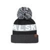 SEALSKINZ Foulden - Cappello Idrorepellente con Pompon, Colore: Nero/Grigio/Bianco, S/M