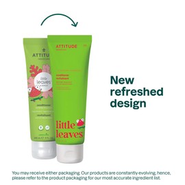 ATTITUDE ATTITUDE Hair Conditioner for Kids, Dermatologically Tested Products, Plant- and Mineral-Based Detangler, Vegan, Watermelon and Coco, 240 mL