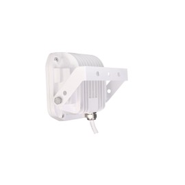 Luceco Guardian Slim Flood Light with 1 m Cable, 8 W, 5000K Colour Temperature, White, 12.5 x 8.5 cm Aluminium