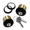 Brass Mortise Cylinder Lock，Commercial storefront Door Lock Mortise cylinders Compatible