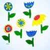 Design Ideas GelGems Flower Themed Gel Window Clings (Groovy Flowers,