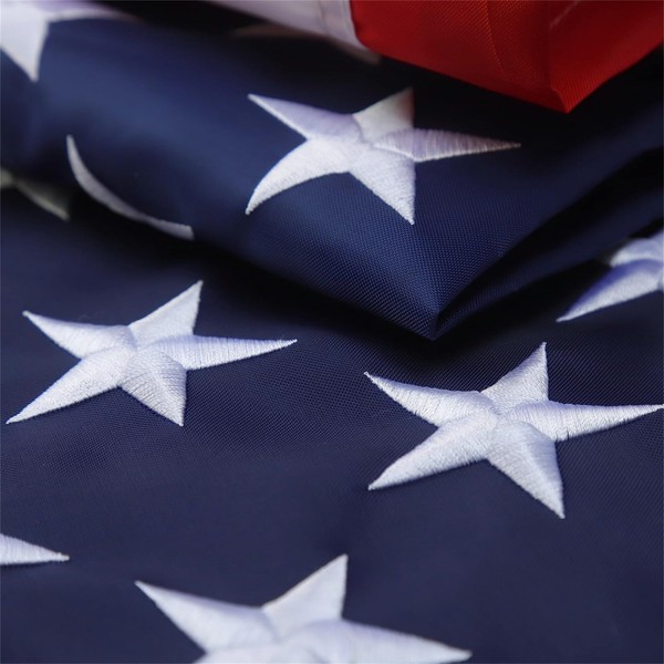 American Flag,American Flags 3x5 for Outside,The Strongest, Longest Lasting,US Flag,100% Made in USA,Deluxe Embroidered Stars, Heavy Duty Durable Flags Outdoor.…