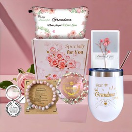 Grandma Gifts, Grandma Birthday Gifts, Gifts for Grandma, Presents for Grandma, Granny Gifts, Best Grandma Gifts, Nan Birthday Gifts, Pink Nanny Gifts for Grandma Christmas