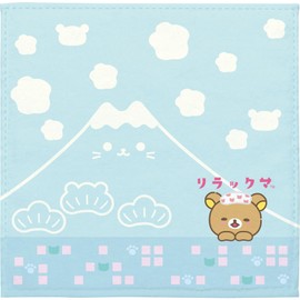 San-x Rilakkuma "Neko no Yu" Mini Towel, Blue CM43501