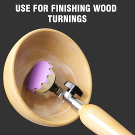 MAXMAN 2 Inch Sanding Discs 50Pcs, Wet Dry Hook and Loop Flex Edge Sanding Discs, 400 Grit Sandpaper, Wavy Sand Paper for Drill and Bowl Sanders, Drill Sanding Attachments, Edge Sanding Tools