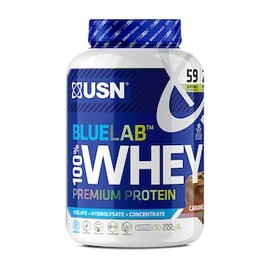 USN Blue Lab Whey Premium Protein Powder Chocolate Caramel 2kg