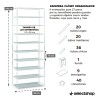 Mueble Zapatera Armario Organizador Repisa Armable Multiusos