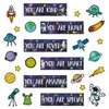 Whaline 30Pcs Space Posters Inspirational Quotes Planet Astronaut Rocket Meteor