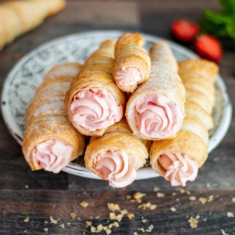 Staedter Conical Cream Rollers, Stainless Steel Silver, 30 x 30
