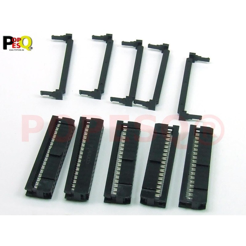 POPESQ® #A1938 IDC 2.54 mm Male Ribbon Cable 34-Pin Pack