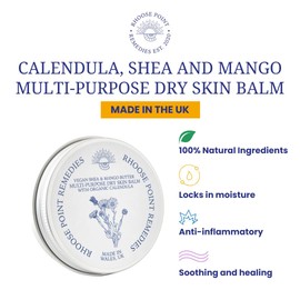 Multipurpose Dry Skin Balm - Helps treat ultra-dry skin conditions such as eczema and psoriasis, reduces the appearance of scars, stretch marks, under-eye swelling, improves complexion and skin tone
