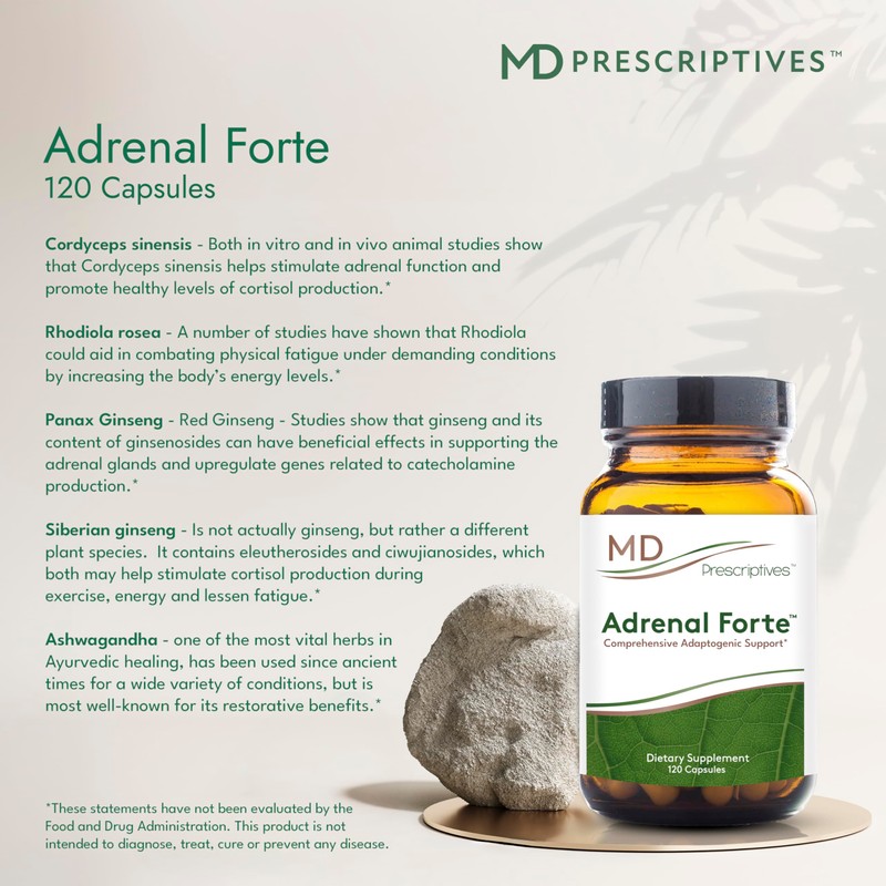 MD Prescriptives - Adrenal Forte - Adrenal Support Supplement* with