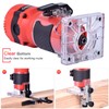 Compact Palm Router Tool, 800W Hand Wood Trimmer Router with