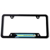 The Bahamas Flag Domed Black License Plate Frame -US Size-