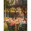 Larkvue 25FT Outdoor String Lights, Patio Lights with 10+1 LED
